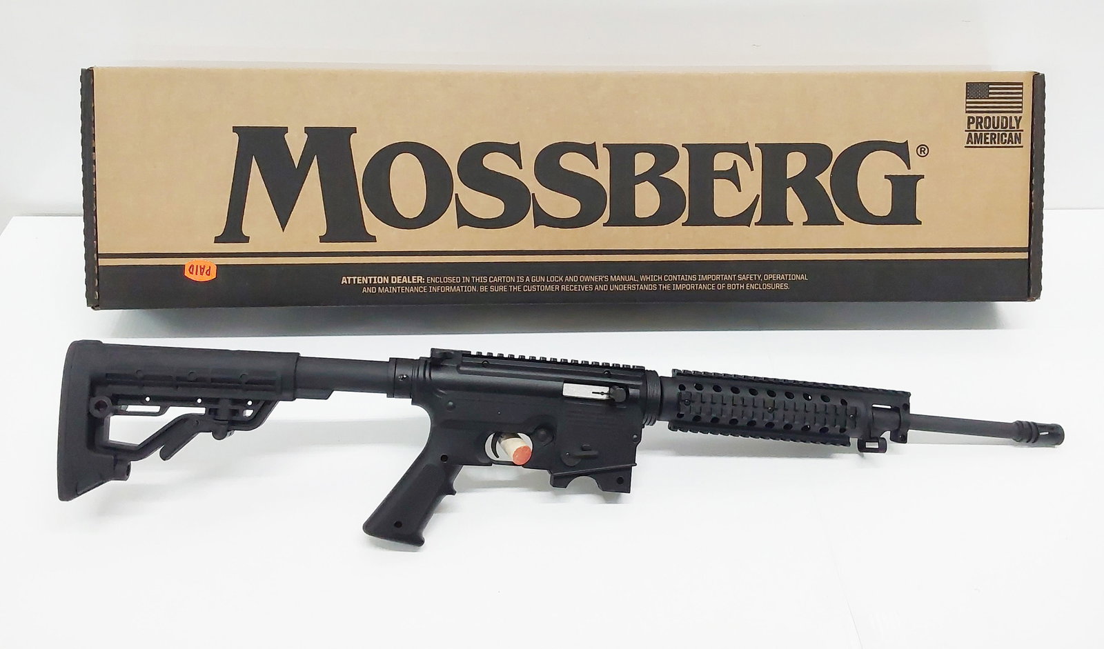 Mossberg model 715T .22LR with box: Gun is in Good condition. S/N: EUI4524319 Will ship to valid FFL holder ONLY.