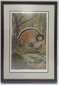 "Spring Strut" grouse print by Taylor Oughton
