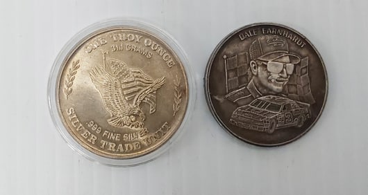 (2) silver 1 oz rounds