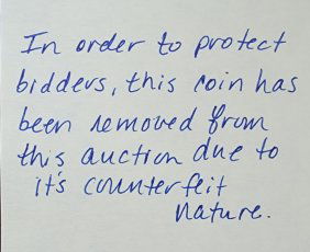 MS-64 1921 Peace silver dollar