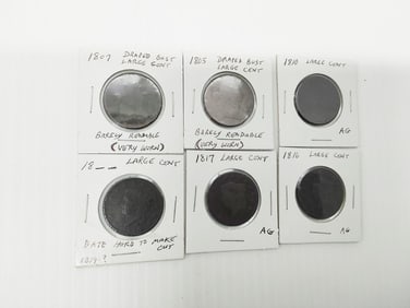 (6) Large cents