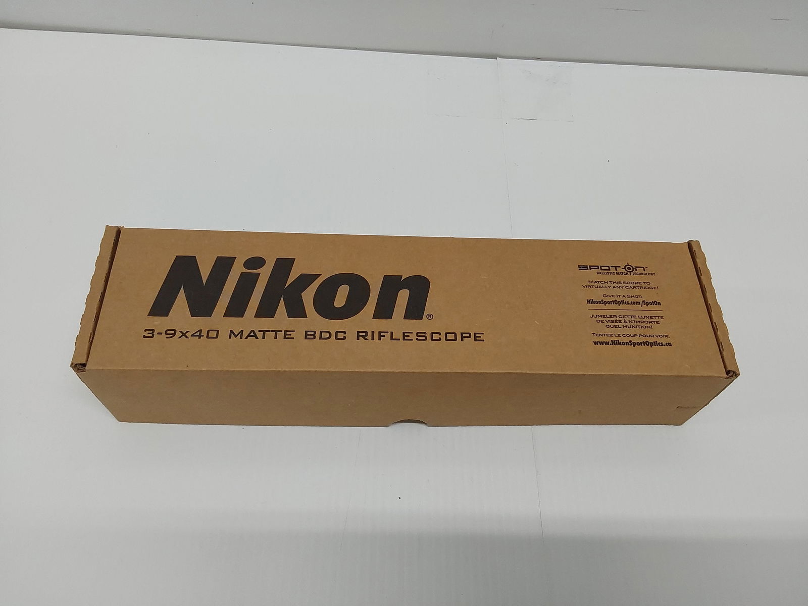 NEW Nikon 3x9x40 matte BDC rifle scope: with box.