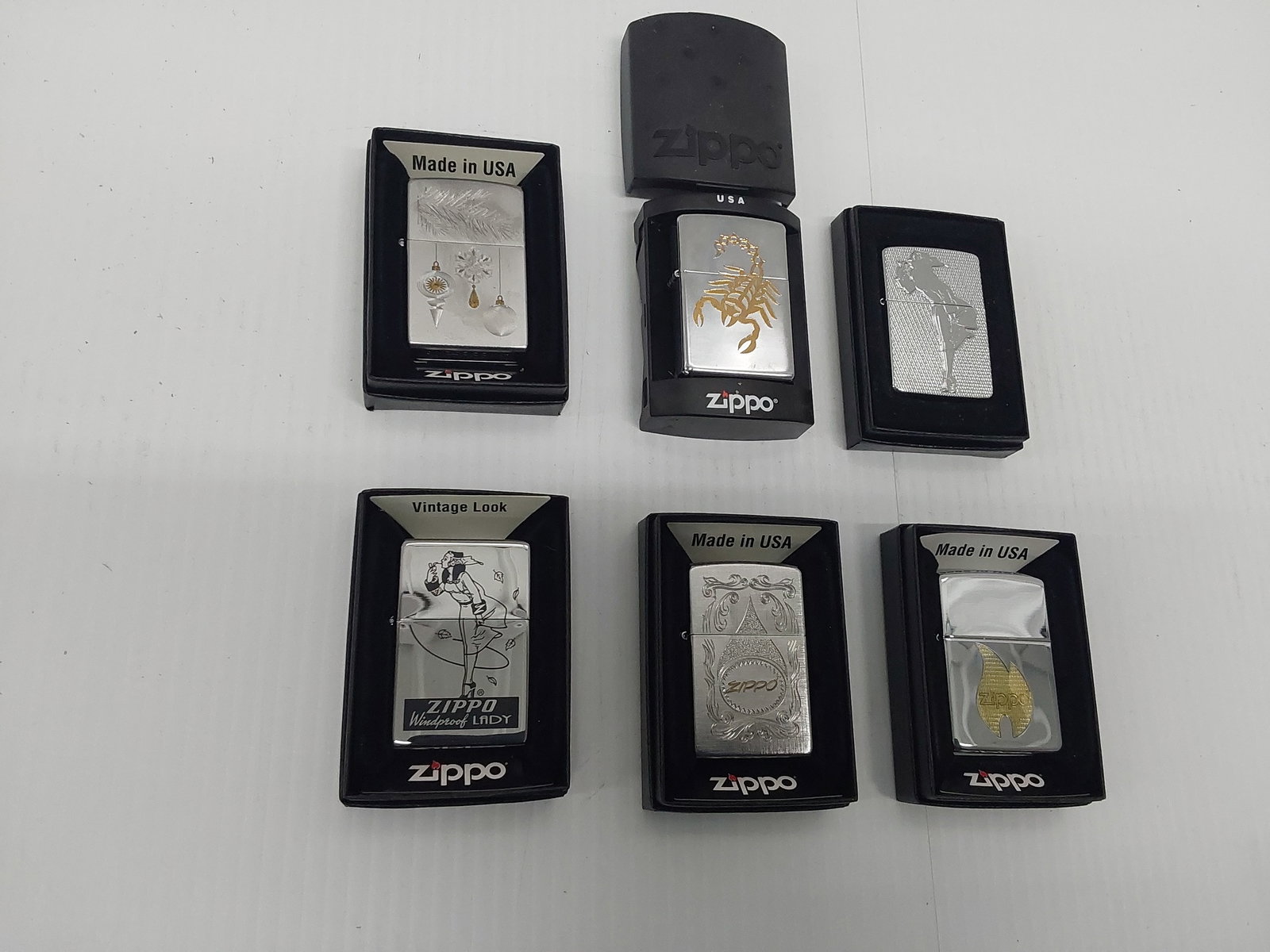 (6) NEW Zippo lighters (1 of 1)
