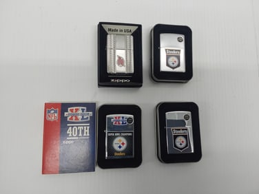 (4) NEW Zippo lighters