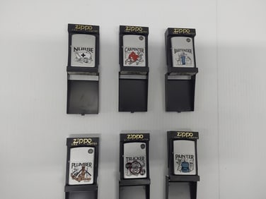 (6) NEW Zippo lighters