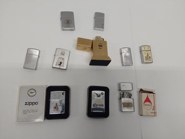 (10) Zippo lighters