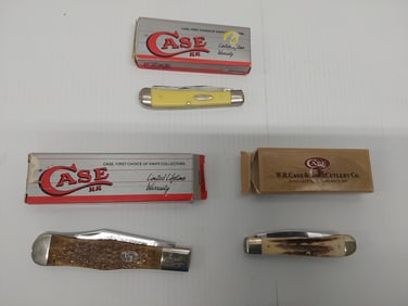 (3) NEW Case knives