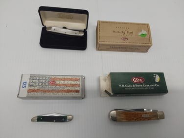 (3) NEW Case knives