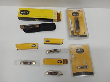 (6) NEW Buck knives