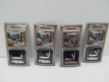 (4) NEW Remington knife sets