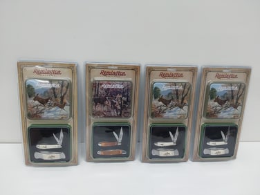 (4) NEW Remington knife sets