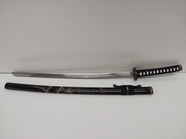 Samurai sword with scabbard