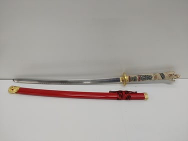 Samurai sword with scabbard