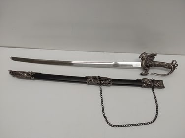 Dragon fantacy weapon / sword with scabbard