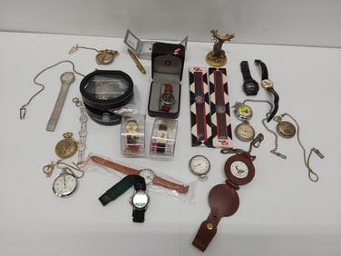 flat of miscellaneous watches and more