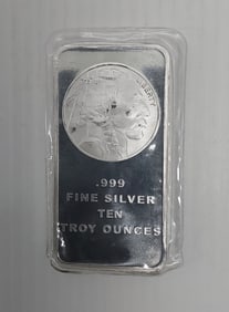 (1) 10 ozt .999 silver bar