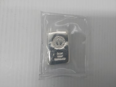 (1) 5 ozt .9999 silver bar