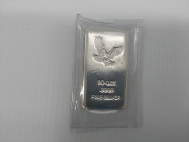 (1) 10 ozt .999 silver bar