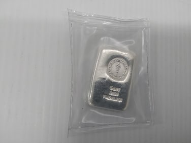(1) 5 ozt .9999 silver bar