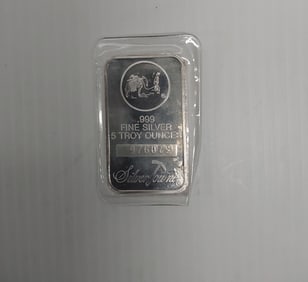 (1) 5 ozt .999 silver bar