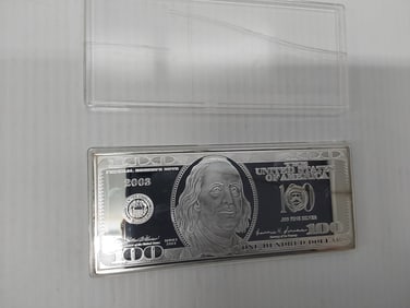 3.5 ozt  .999 silver note