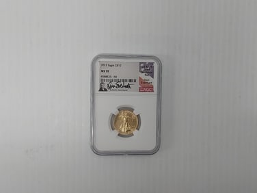 2022 Eagle M-70 $10.00 1/4oz fine gold coin