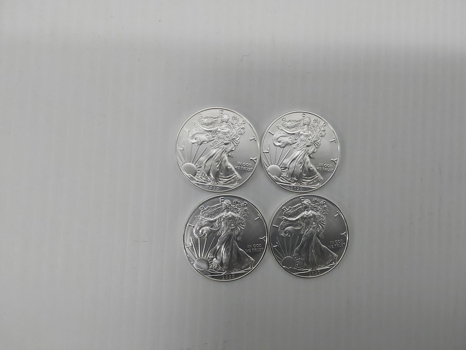 (4) 2020 silver Eagles (1 of 1)
