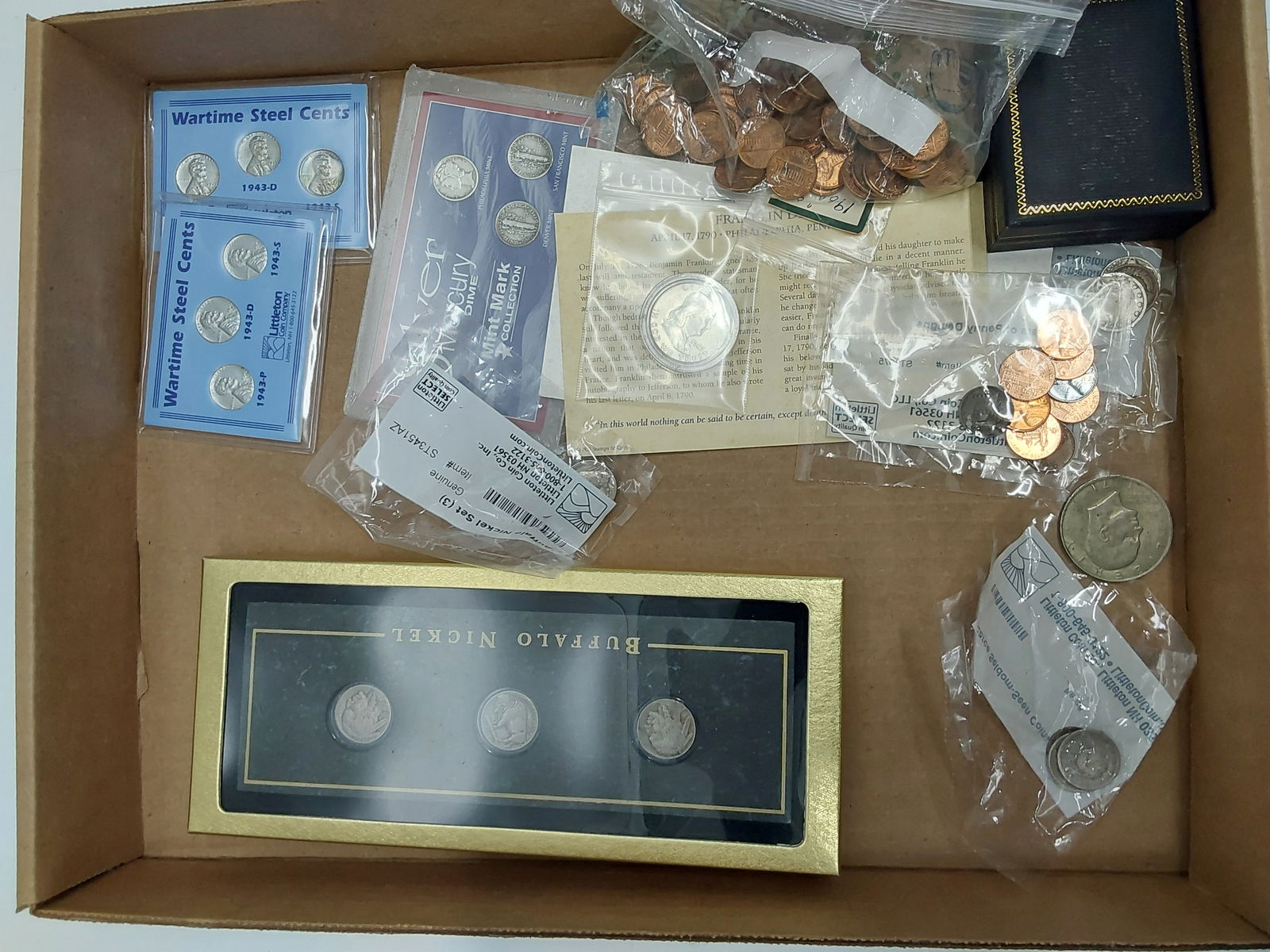 flat of miscellaneous coins (1 of 5)