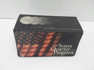 box of state quarter sets