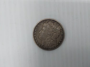 1890 CC Morgan silver dollar