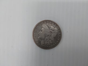 1880 CC Morgan silver dollar
