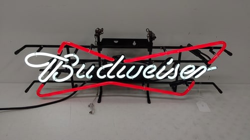 Budweiser neon beer sign