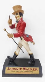 Johnny Walker whisky advertising figure