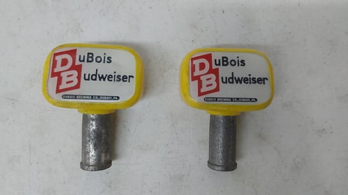 (2) DuBois Budweiser Beer taps