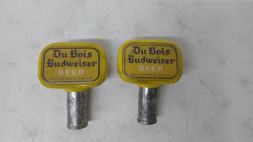 (2) DuBois Budweiser Beer taps
