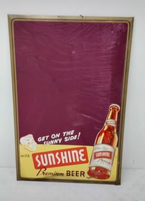 Sunshine Premium Beer TOC sign