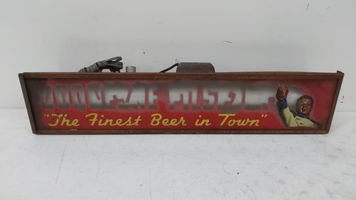 Duquesne Pilsener light up sign