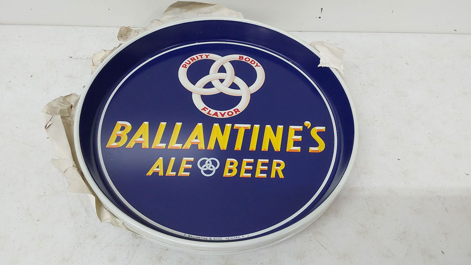 (5) NOS Ballantine's  Ale and Beer trays (1 of 1)