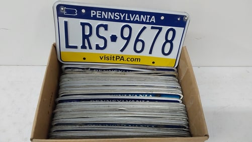 (60) PA license plates
