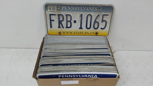 (60) PA license plates