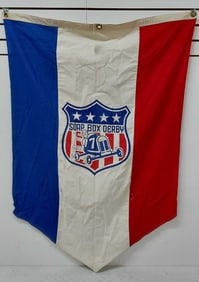 cloth Soap Box Derby banner