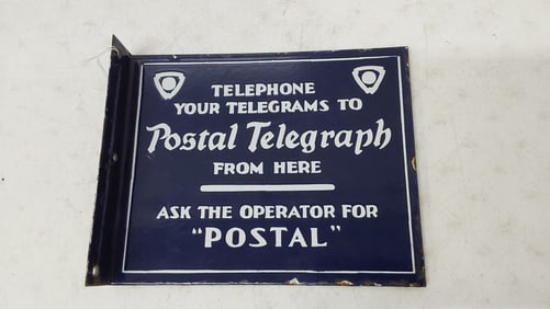 postal telegraph flange DSP sign
