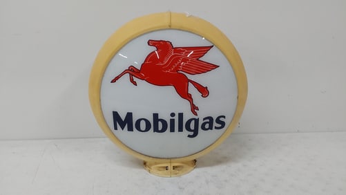 reproduction MobilGas gas pump globe