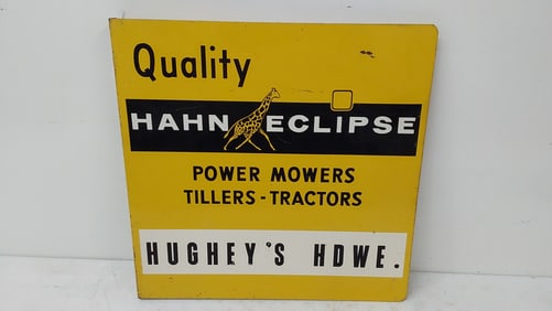 Hahn Eclipse Power equipment flange DST sign