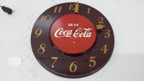 electric Coca-Cola clock