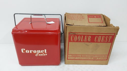 Coronet cooler in original box