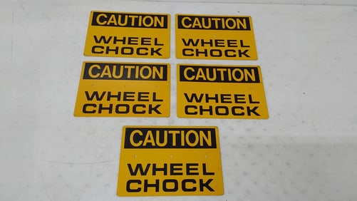 (5) Caution signs