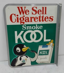 "Smoke Kool Cigarettes" DST flange sign