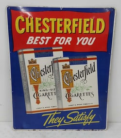 Chesterfield Cigarette SST sign