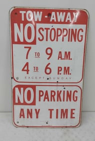 No Parking SSP sign